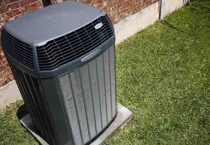 outdoor heating and cooling units