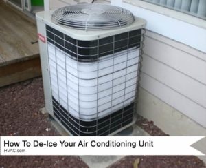 ice air unit conditioning hvac needed supplies ac